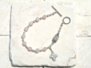Rose Quartz Rosary Bracelet