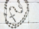 Silver Leaf Jasper Saint Ignatius Rosary